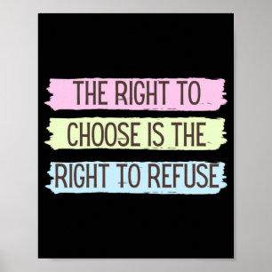 Roe Vs Wade Pro Choice Abortion Rights Vrouwen vri Poster