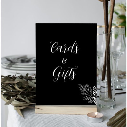 ROE Zwart & Wit Kaarten Cadeaubordje Poster