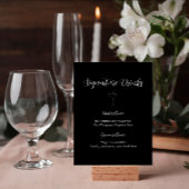 ROE Zwart & Wit Signature Drinken Sign Poster