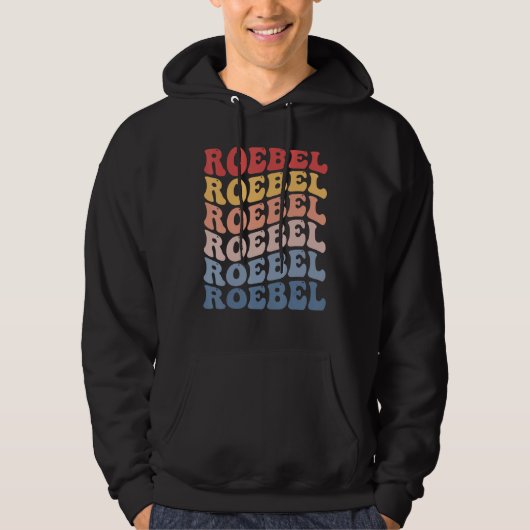 Roebel City Groovy Retro Hoodie (Voorkant)