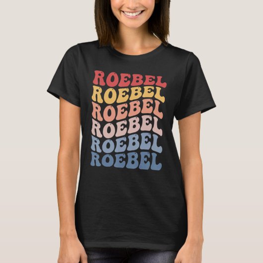 Roebel City Groovy Retro T-shirt (Voorkant)