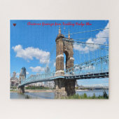 Roebling Bridge Ohio Legpuzzel (Horizontaal)
