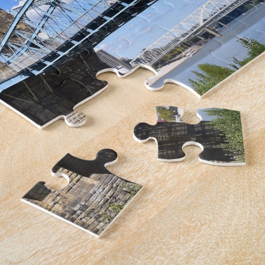 Roebling Bridge Ohio Legpuzzel (Zijkant)