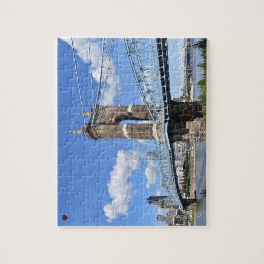 Roebling Bridge Ohio Legpuzzel (Verticaal)