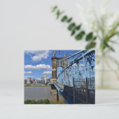 ROEBLING BRUG CINCINNATI Ansichtkaart Briefkaart (Staand voorkant)