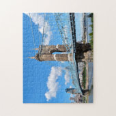 Roebling-hangbrug Ohio. Legpuzzel (Verticaal)