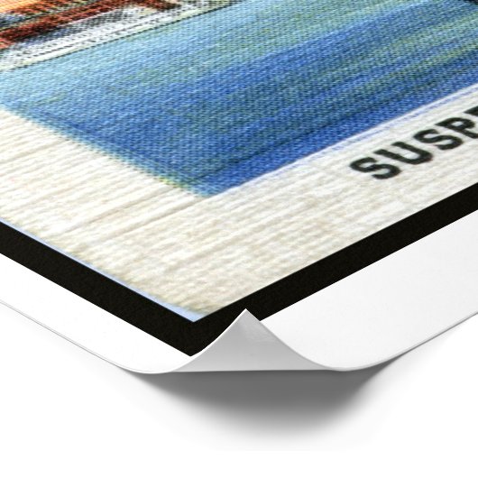  Roebling Suspension Bridge, Cincinnati, OH Poster (Hoek)