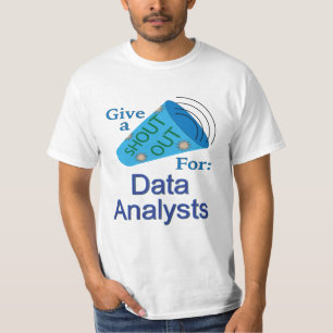 Roeep om data-analisten t-shirt