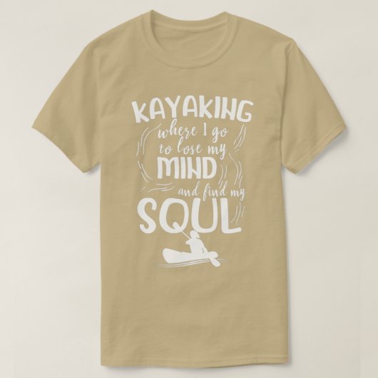 Roegeerkanoelroerder van kayakakkerbouwer t-shirt (Design voorkant)