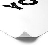 Roei Roei Roei Je Geit Grappige Dier Stunt  Poster (Hoek)