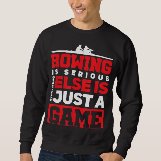 Roeibemanning Boot Gift I Rower Row Team 10 Trui (Voorkant)