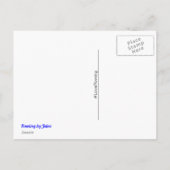 Roeiboog twee leiden de weg briefkaart (Achterkant)