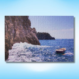 Roeiboot aan de Amalfikust, Italië Legpuzzel