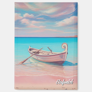 Roeiboot Elafonisi Elafonissi Kreta Griekenland Re Magneet