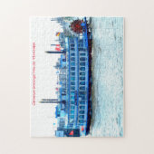Roeiboot Mississippi. Legpuzzel (Verticaal)