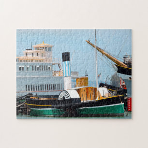 Roeiboot Mississippi. Legpuzzel
