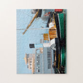 Roeiboot Mississippi. Legpuzzel (Verticaal)