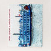 Roeiboot Mississippi. Legpuzzel (Verticaal)
