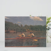 Roeiboot Race op de rivier Kaart (Staand voorkant)