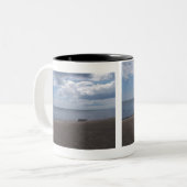 Roeiboot  tweekleurige koffiemok (Voorkant links)