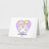 roeiboot-Wenskaart Kaart (Achterkant)