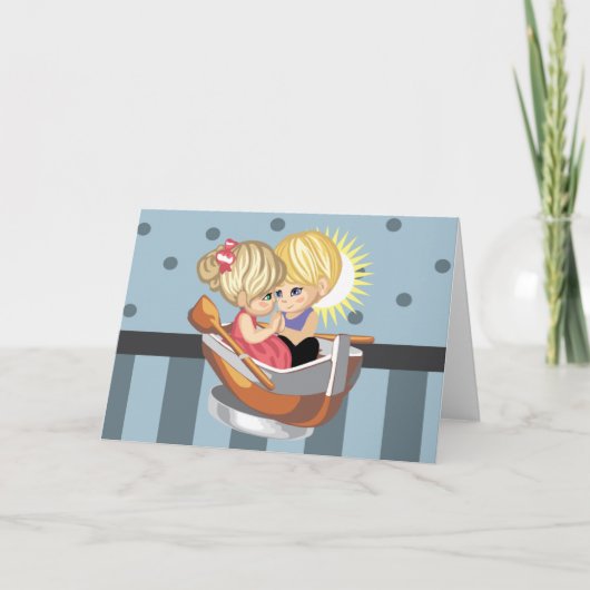 roeiboot-Wenskaart Kaart (Voorkant)