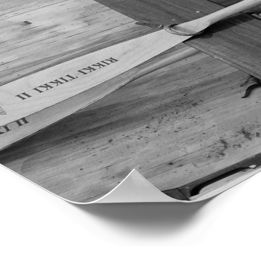 Roeiboten aangemeerd Classic Nautical Poster (Hoek)