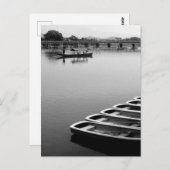 Roeiboten: Arashiyama, Kyoto, Japan Briefkaart (Voorkant / Achterkant)