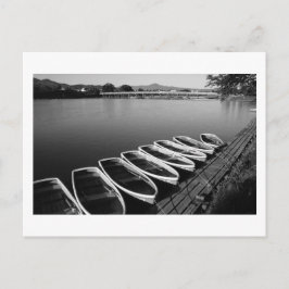 Roeiboten bij Arashiyama in Kyoto ansichtkaart Briefkaart