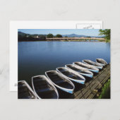 Roeiboten bij Arashiyama in Kyoto Briefkaart (Voorkant / Achterkant)