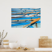 Roeiboten bij Henley op Thames UK Poster (Keuken)
