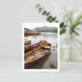 Roeiboten: Derwentwater Briefkaart (Staand voorkant)