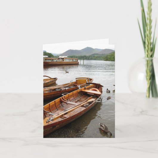 Roeiboten: Derwentwater Kaart (Voorkant)