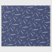 Roeiboten en riemen, Cool Rower Cadeaupapier (Vlak)