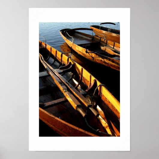 Roeiboten op Derwentwater: het Lake District Poster (Voorkant)