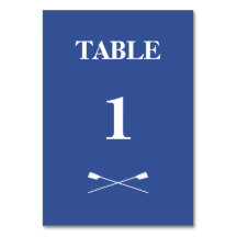 Roeien gekruiste riemen monogram blauw