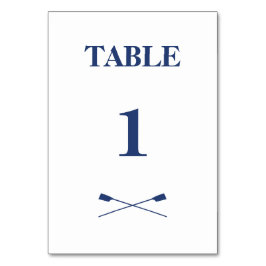 Roeien gekruiste roeispanen marine initialen kaart