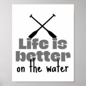 Roeien: Het leven is beter op het water Poster (Voorkant)