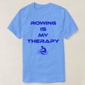 Roeien is mijn therapie t-shirt (Design voorkant)
