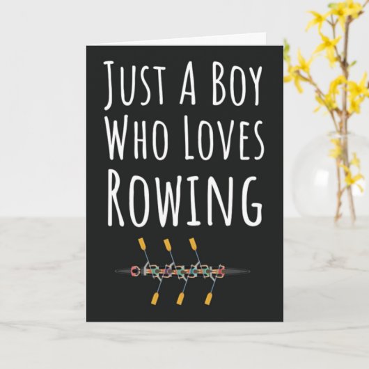 Roeien Kaarten voor kinderen (Gele Bloem)