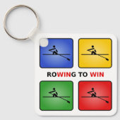 Roeien om vier kleuren te winnen sleutelhanger (Voorkant)