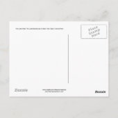 Roeien op het meer briefkaart (Achterkant)