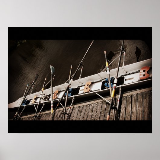 roeien poster (Voorkant)