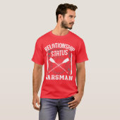 Roeien relatie status roeier roeier sport fa t-shirt (Voorkant volledig)