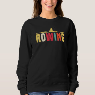Roeien Retro Roeier Roeiboot Sport Trui