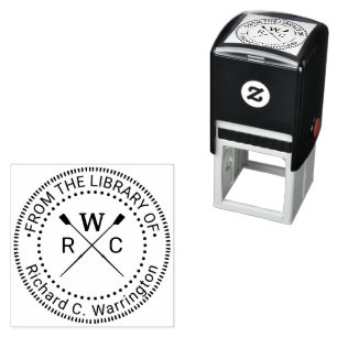 Roeien Roeiers Bemanning 3 Beginletters Bibliothee Zelfinktende Stempel