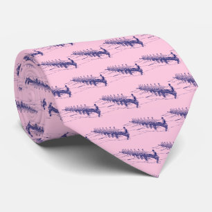 Roeien Roeiers Blauwe Crew Team Watersport #3 Roze Stropdas