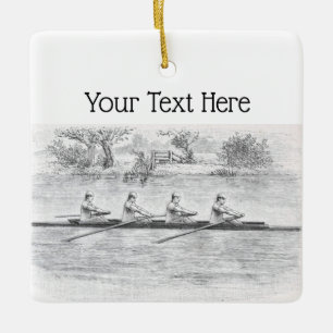 Roeien Roeiers Ploeg Team Watersport #2 Keramisch Ornament