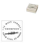 Roeien Roeiers Ploeg Team Watersport Rubberstempel (Gestempeld)
