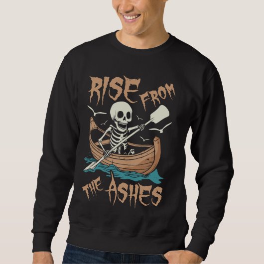 Roeien Skeleton Boat Row - Rower Trui (Voorkant)